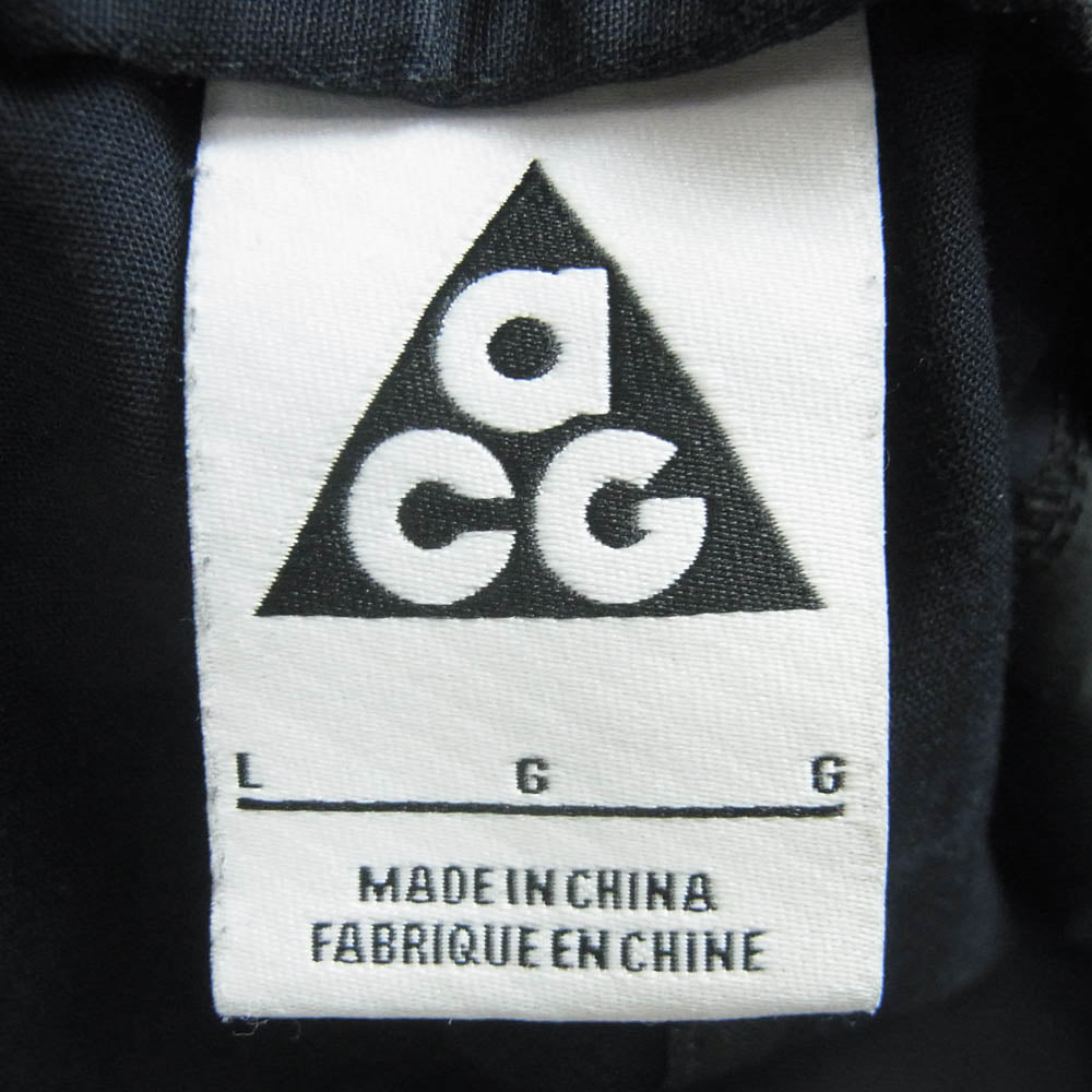 NIKE ナイキ 918905-010 NIKELAB ACG エーシージー ストレッチ カーゴ パンツ イージー パンツ ブラック系 L【中古】
