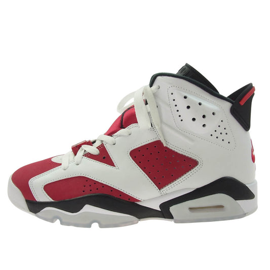 NIKE ナイキ CT8529-106 Air Jordan 6 Carmine エアジョーダン6 カーマイン ハイカット スニーカー ホワイト系 レッド系 27.5cm【極上美品】【中古】