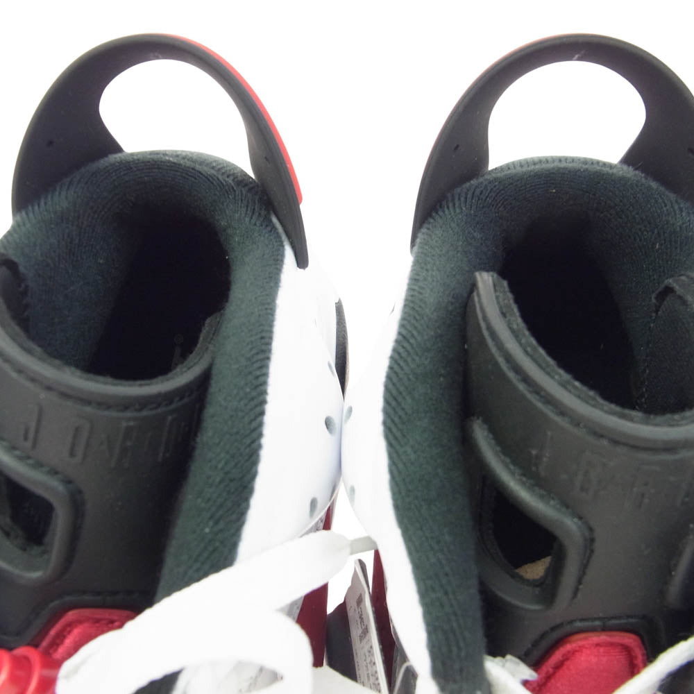 NIKE ナイキ CT8529-106 Air Jordan 6 Carmine エアジョーダン6 カーマイン ハイカット スニーカー ホワイト系 レッド系 27.5cm【極上美品】【中古】