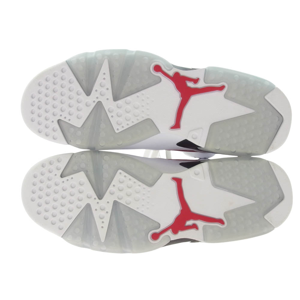 NIKE ナイキ CT8529-106 Air Jordan 6 Carmine エアジョーダン6 カーマイン ハイカット スニーカー ホワイト系 レッド系 27.5cm【極上美品】【中古】