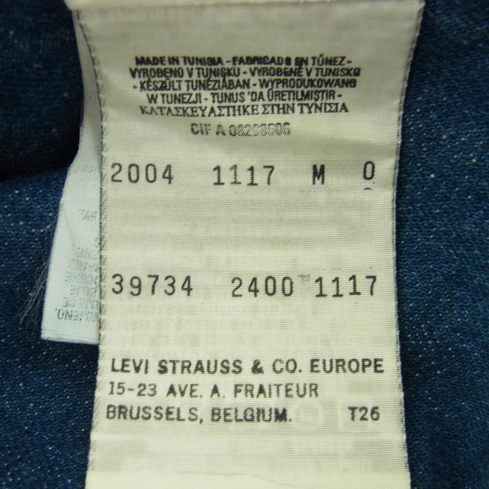 Levi's リーバイス Red 1st COAT 2004年製 レッド ファースト デニム コート ワーク ジャケット インディゴブルー系【中古】