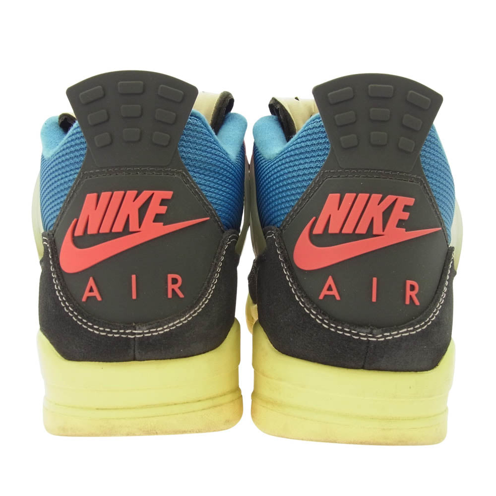 NIKE ナイキ DC9533-001 ×UNION ユニオン AIR JORDAN 4 OFF NOIR エアジョーダン4 スニーカー ブラック系 27.5cm【中古】