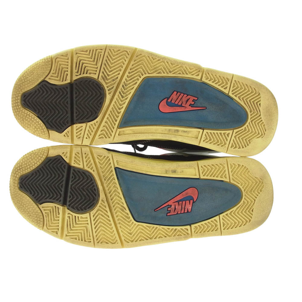 NIKE ナイキ DC9533-001 ×UNION ユニオン AIR JORDAN 4 OFF NOIR エアジョーダン4 スニーカー ブラック系 27.5cm【中古】