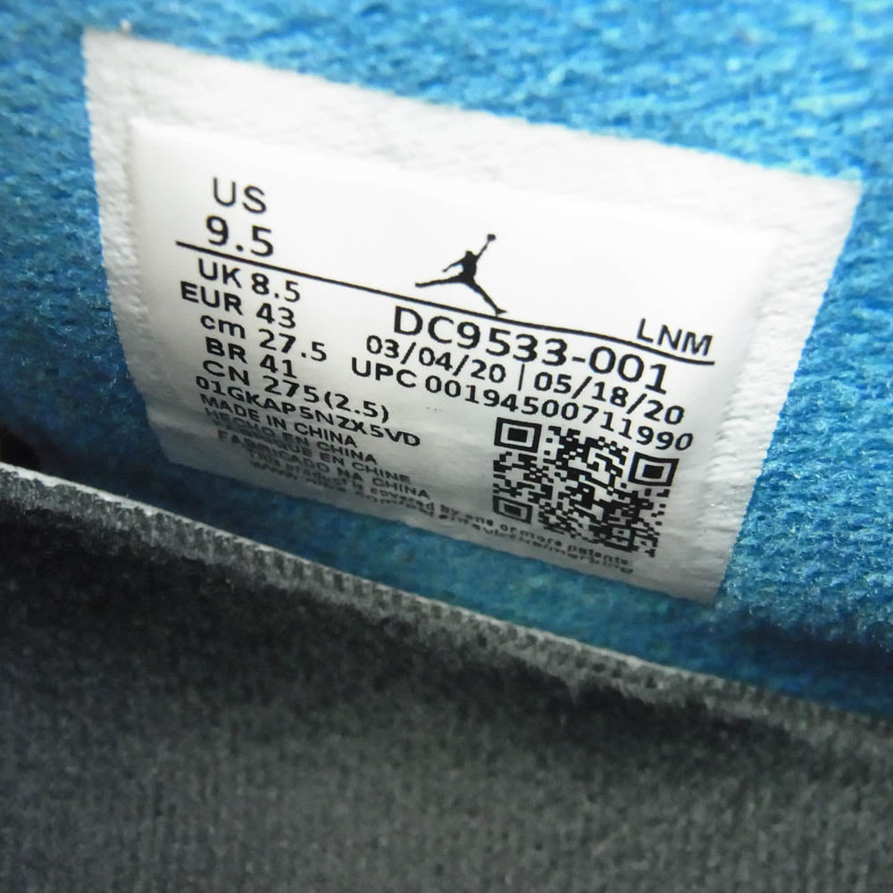 NIKE ナイキ DC9533-001 ×UNION ユニオン AIR JORDAN 4 OFF NOIR エアジョーダン4 スニーカー ブラック系 27.5cm【中古】