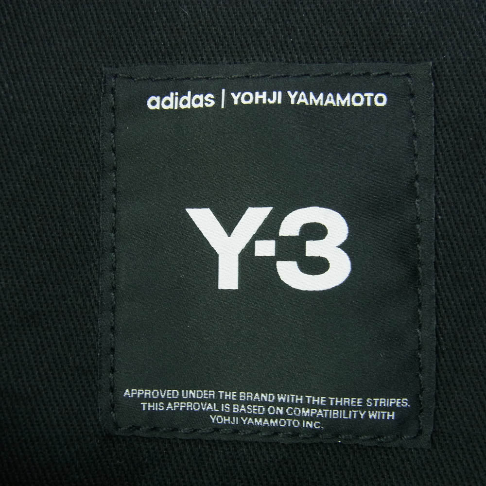 Y-3 Yohji Yamamoto ワイスリー ヨウジヤマモト JJ3957 C TOTE ロゴプリント コットン トートバッグ ブラック系【新古品】【未使用】【中古】