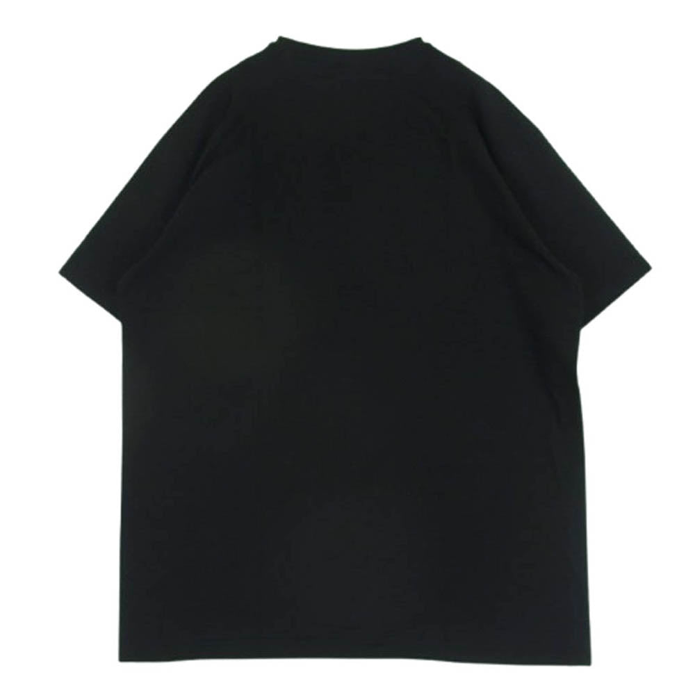 グラウンド ワイ ヨウジヤマモト 25SS GP-T61-070 COTTON JERSEY TROMPE-L'OEIL PIN T-SHIRT スカルピン プリント Tシャツ 半袖 カットソー ブラック系 3【極上美品】【中古】