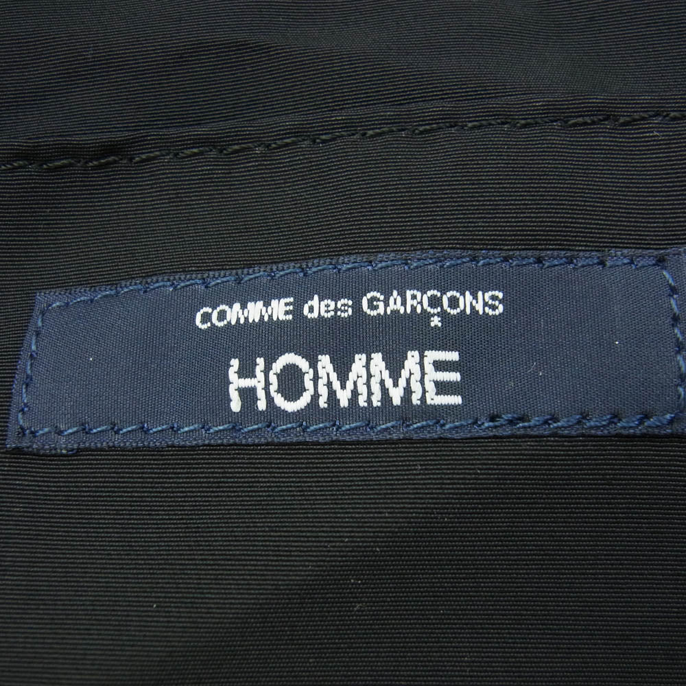 COMME des GARCONS HOMME コムデギャルソンオム 25SS HO-K292 Cotton nylon grosgrain bag ロゴプリント コットン ナイロン 2WAY トートバッグ ショルダーバッグ ブラック系【新古品】【未使用】【中古】