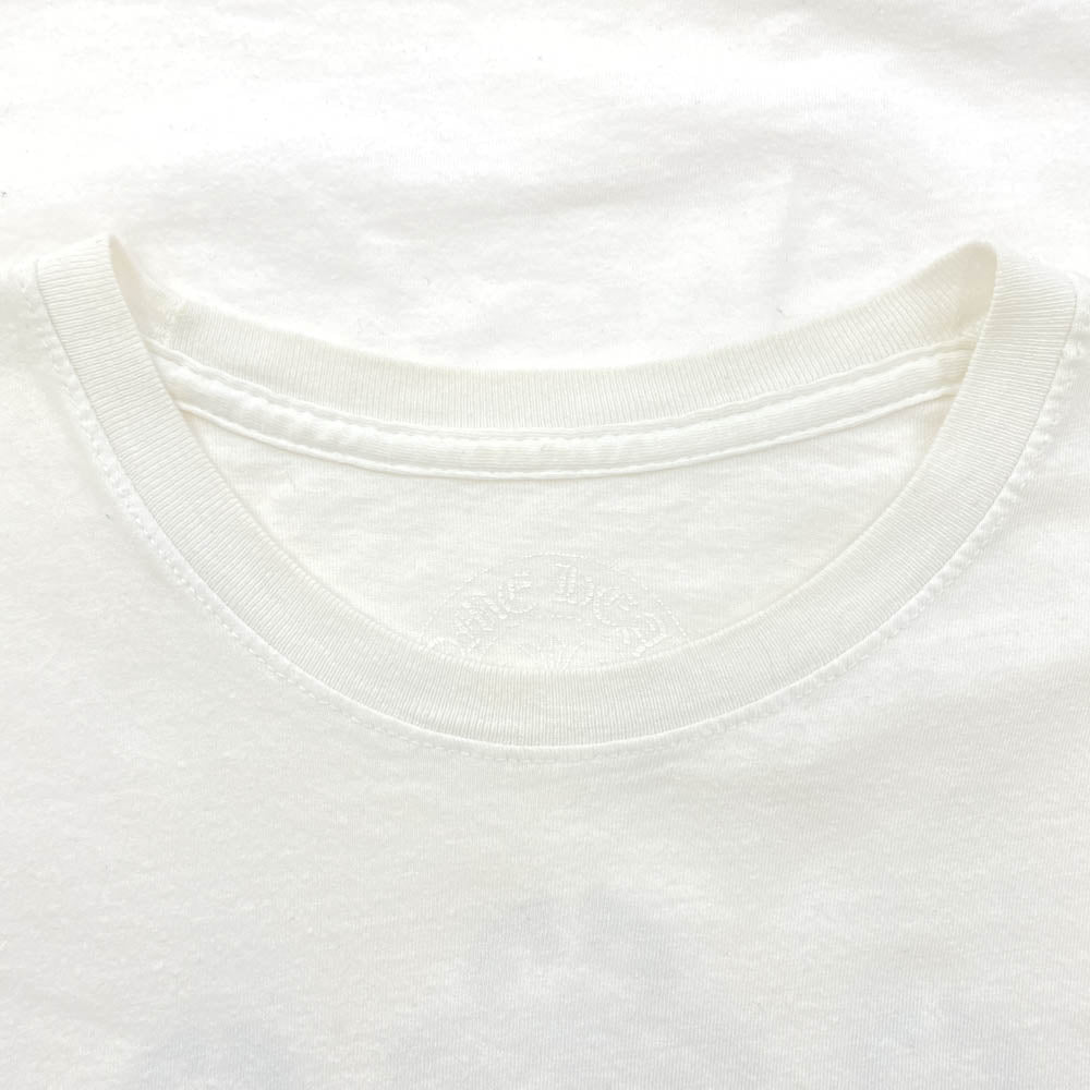 CHROME HEARTS クロムハーツ（原本無） Dagger S/S Tee ダガー バックプリント ポケット Tシャツ 半袖カットソー ホワイト系 S【中古】