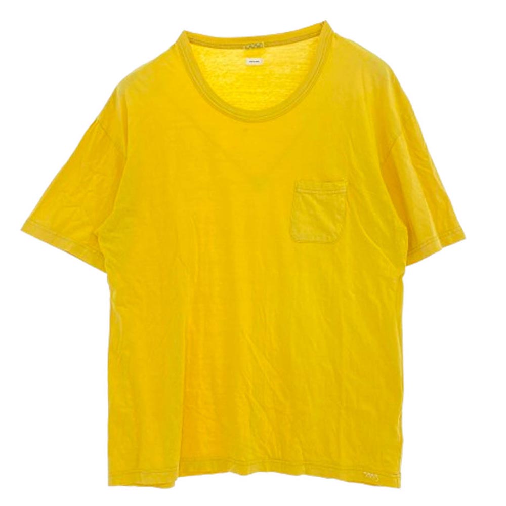 VISVIM ビズビム 20AW 120205009005 SUBLIG JUMBO 3-PACK S/S MULTI サブリグ ジャンボ パックTシャツ 半袖カットソー イエロー系 4【中古】