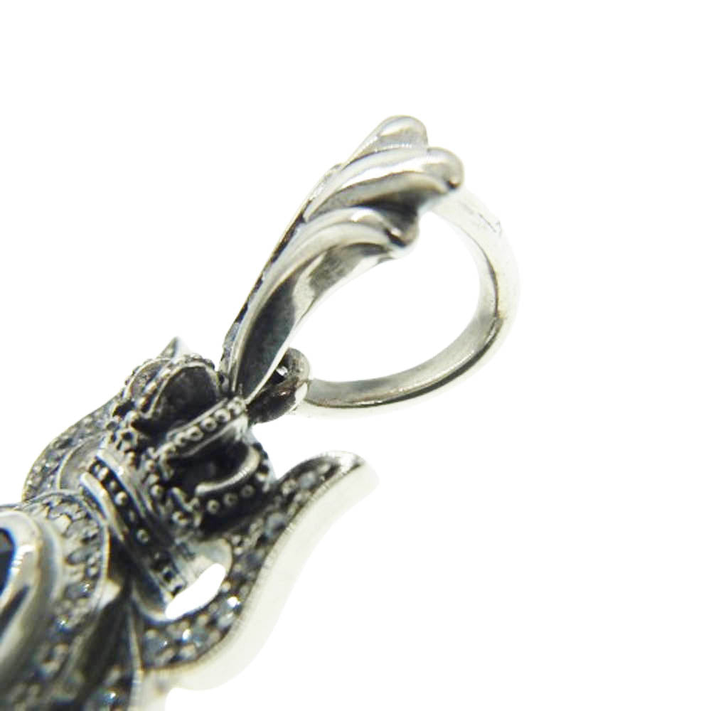 Justin Davis ジャスティンデイビス SPJ510 購入証明書付属 ビートルモチーフ オニキス ペンダントトップ ブラック系【中古】