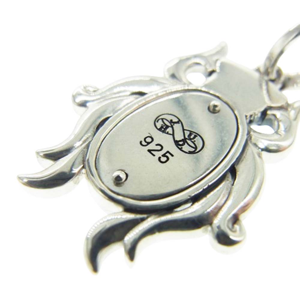 Justin Davis ジャスティンデイビス SPJ510 購入証明書付属 ビートルモチーフ オニキス ペンダントトップ ブラック系【中古】