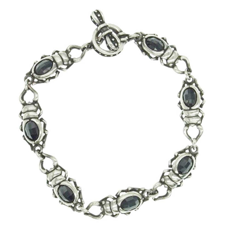 ジャスティンデイビス*オニキスブレスレット JUSTIN DAVIS ジャスティンデイビス SBJ470 REGINA ブレスレット