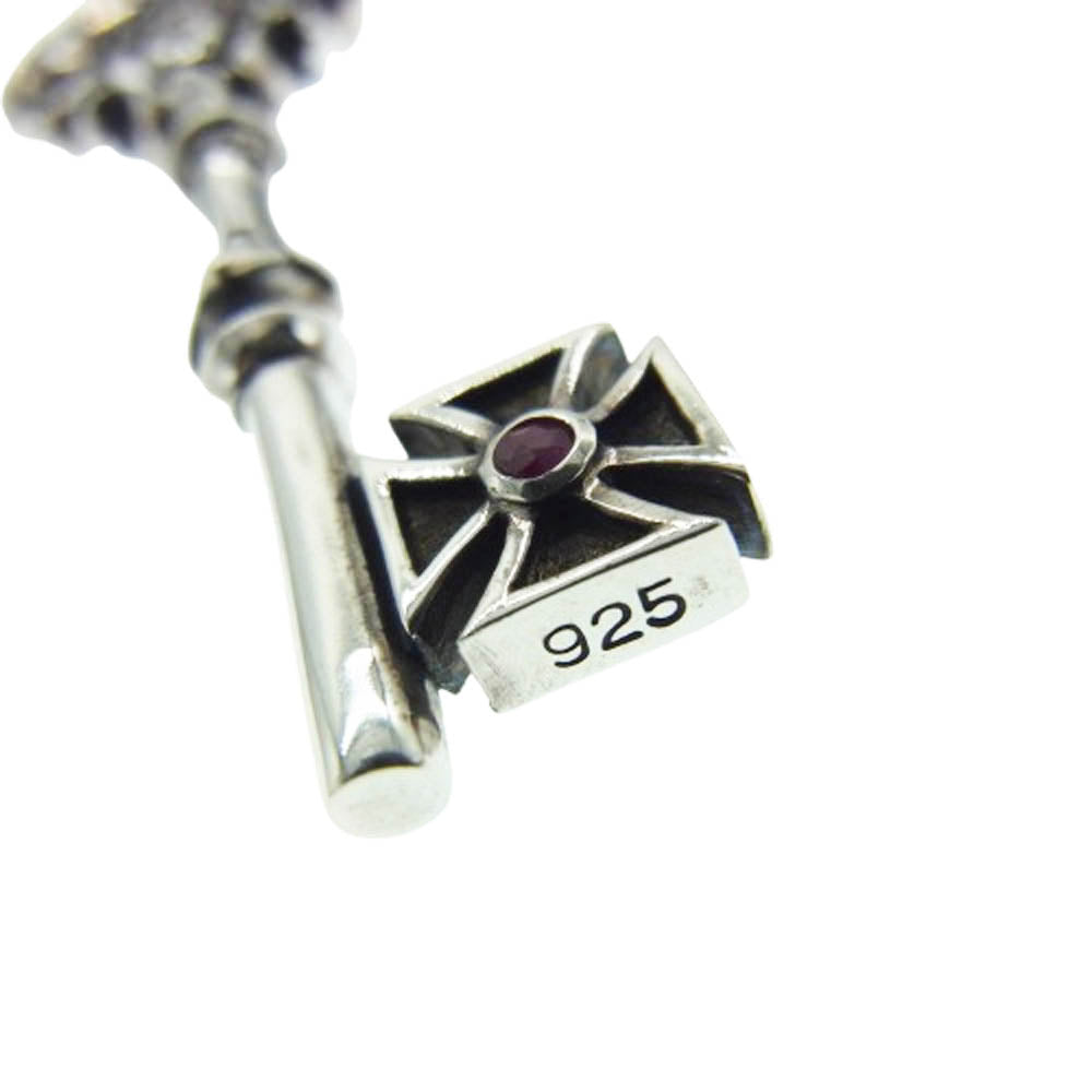 Justin Davis ジャスティンデイビス SPJ182 購入証明書付属 CREATION KEY PENDANT クリエイション キー ペンダントトップ シルバー系【中古】