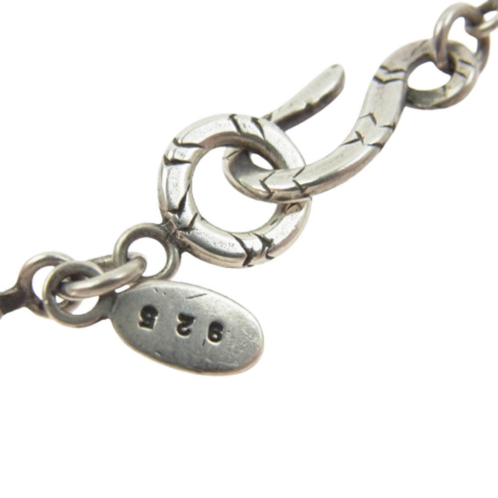 Justin Davis ジャスティンデイビス SNJ106 Double Crown Chain ダブルクラウン チェーン ネックレス 55cm シルバー系【中古】