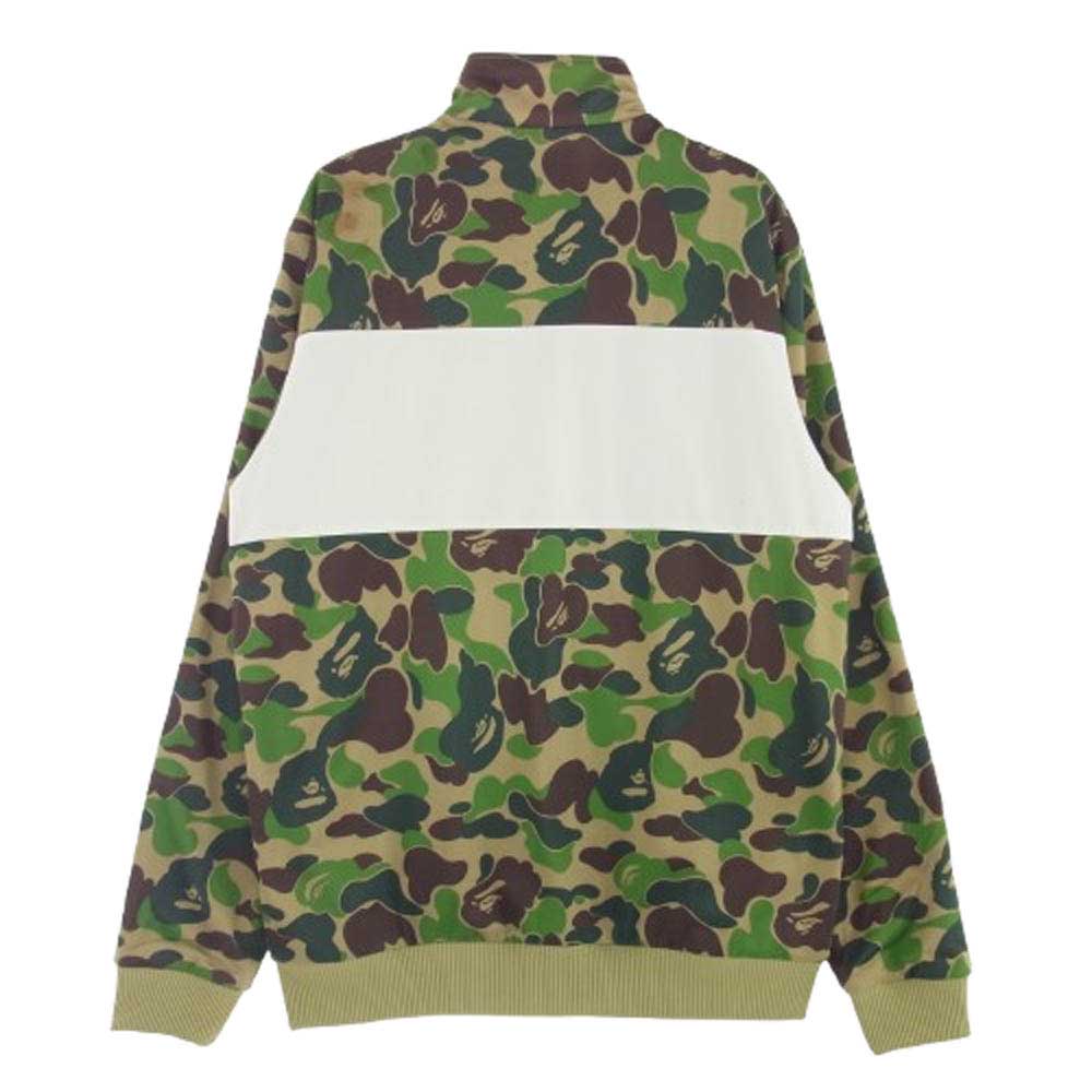 A BATHING APE アベイシングエイプ BK4569 × adidas アディダス Track Jacket カムフラージュ トラックジャケット マルチカラー系 X0【中古】