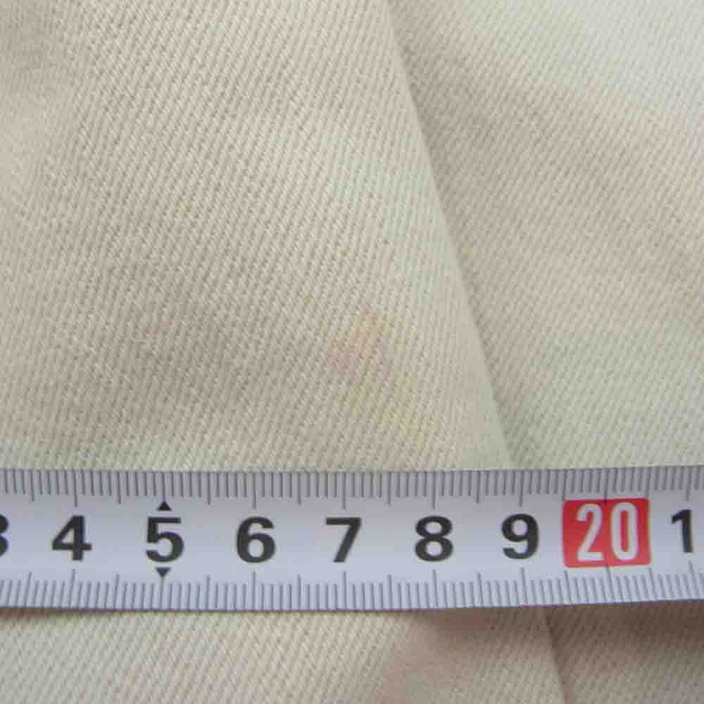 GUCCI グッチ 212008 XZ207 国内正規品 2ステッチ レギュラーフィット ボタンフライ デニム パンツ オフホワイト系 48【中古】