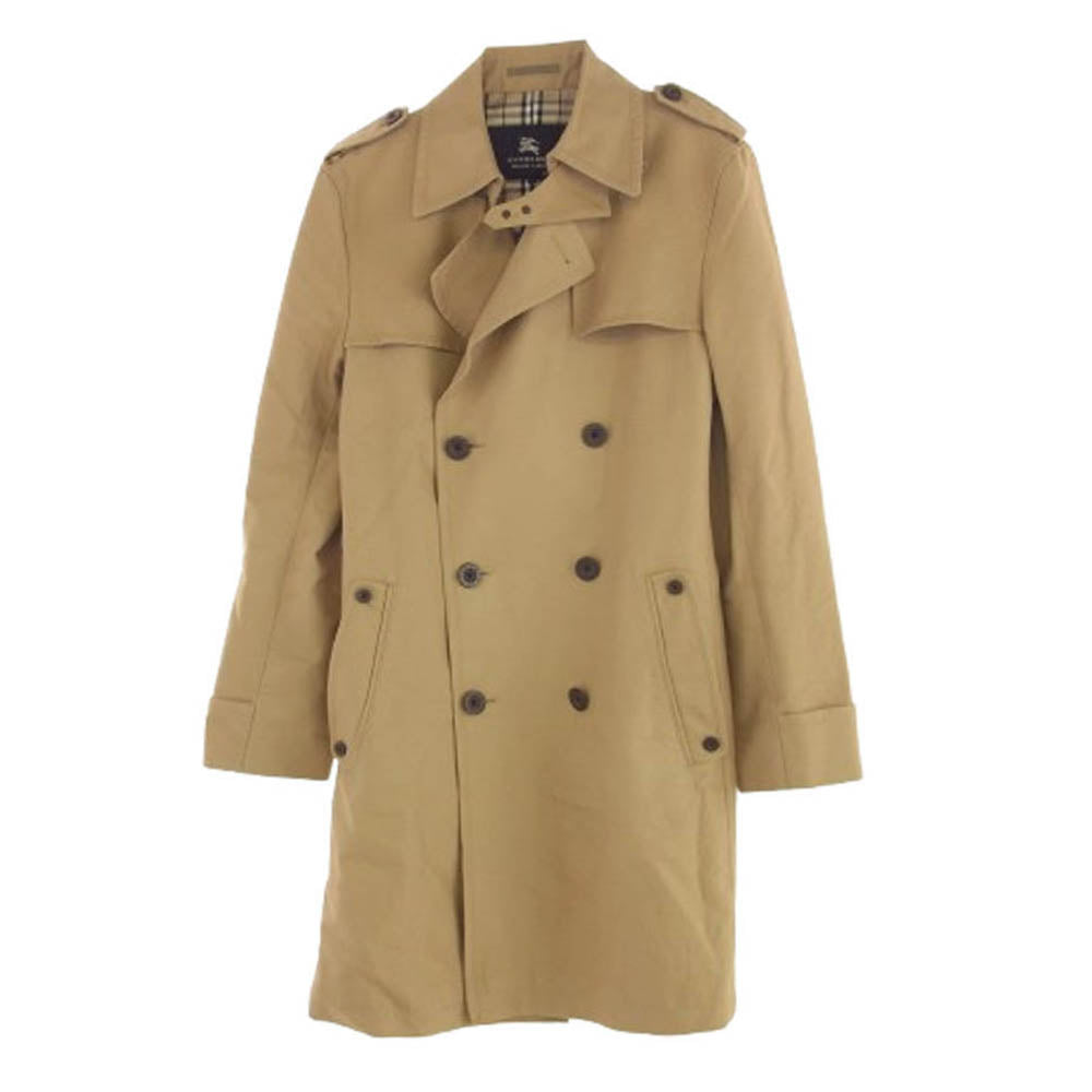 BURBERRY BLACK LABEL バーバリーブラックレーベル BMA43-512-44 裏地ノバチェック トレンチコート ベージュ系 L【中古】