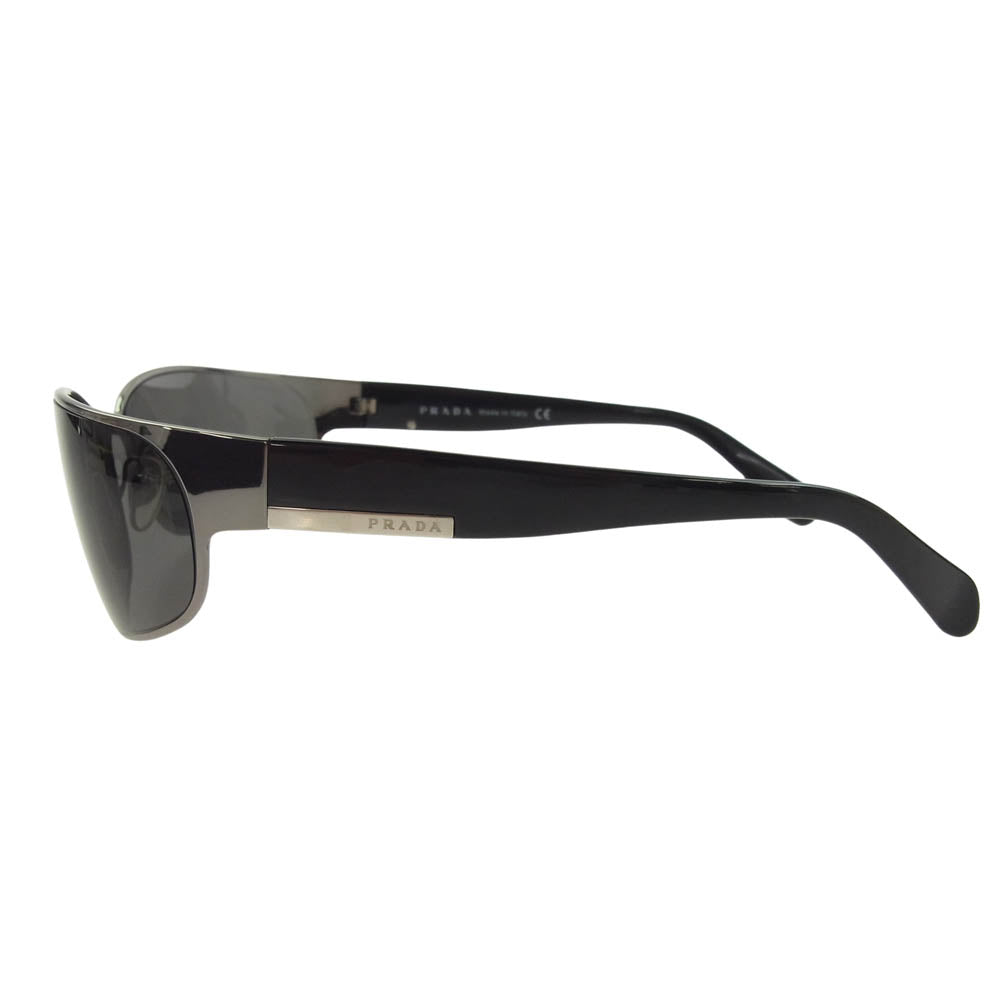 PRADA プラダ SPR53F メタルフレーム サングラス ブラック系 67□16【中古】