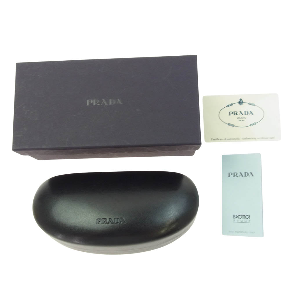 PRADA プラダ SPR53F メタルフレーム サングラス ブラック系 67□16【中古】