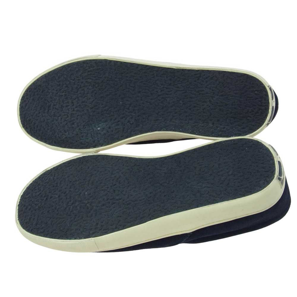 HYSTERIC GLAMOUR ヒステリックグラマー 134564721 シープファー スエード  スリッポン ローカット スニーカー ネイビー系 9【美品】【中古】