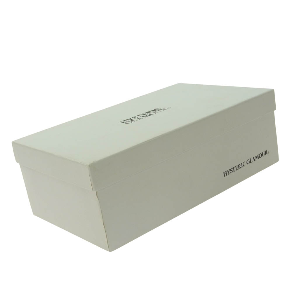 HYSTERIC GLAMOUR ヒステリックグラマー 134564721 シープファー スエード  スリッポン ローカット スニーカー ネイビー系 9【美品】【中古】