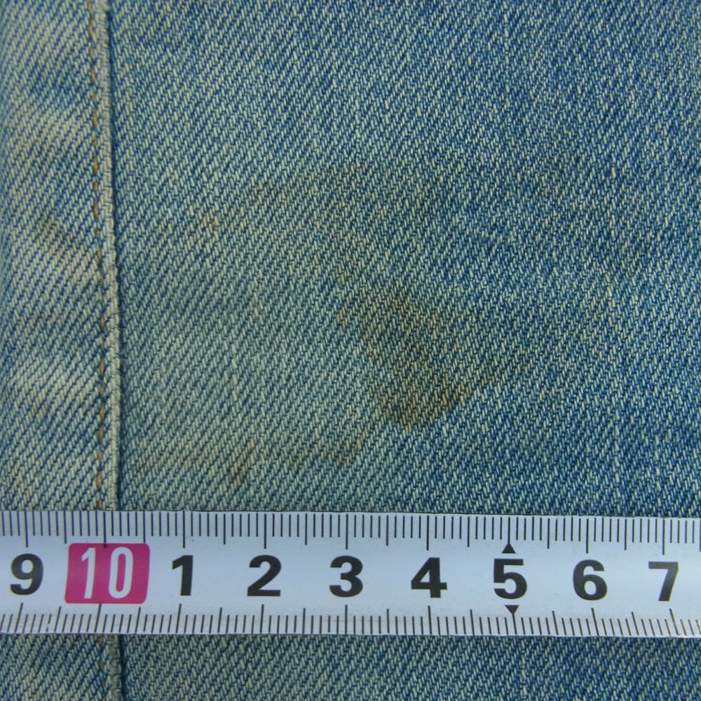 SAINT LAURENT サンローラン 606663 YO507 国内正規品 Knee Crash Skinny Jeans ダメージ加工 スキニー デニム パンツ インディゴブルー系 27【中古】