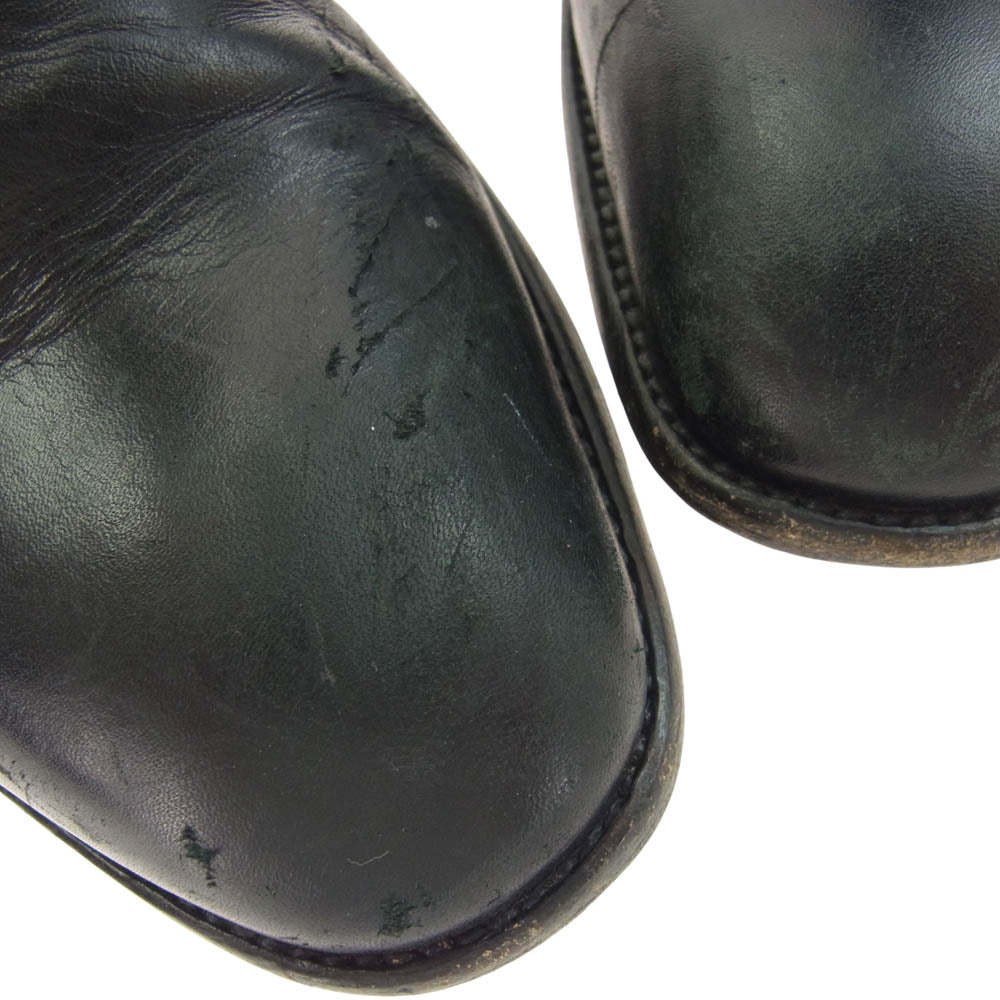 SAINT LAURENT サンローラン 634225 WYATT 40 HARNESS BOOT ワイアット ハーネスストラップ サイドジップ リング ブーツ ブラック系 41【中古】