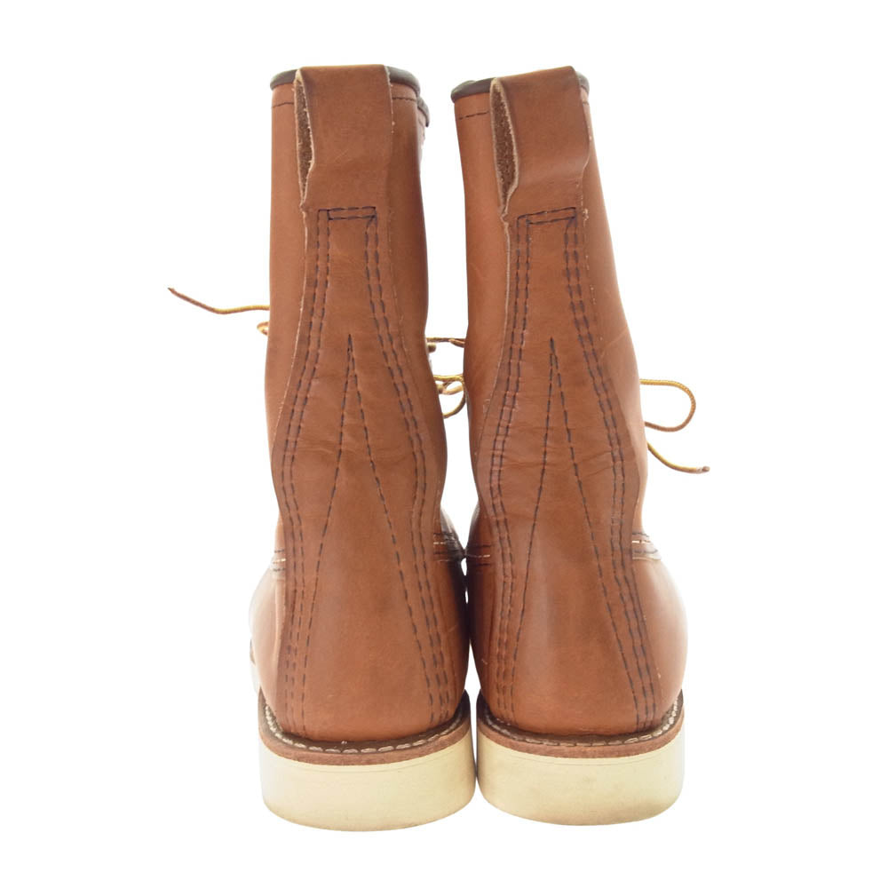 RED WING レッドウィング 877 CLASSIC Moc 8INCH WORK BOOT クラシック モック トゥ 8インチ ワーク ブーツ ブラウン系 27.5cm【中古】