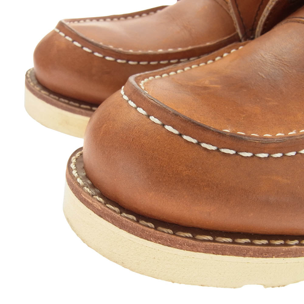 RED WING レッドウィング 877 CLASSIC Moc 8INCH WORK BOOT クラシック モック トゥ 8インチ ワーク ブーツ ブラウン系 27.5cm【中古】