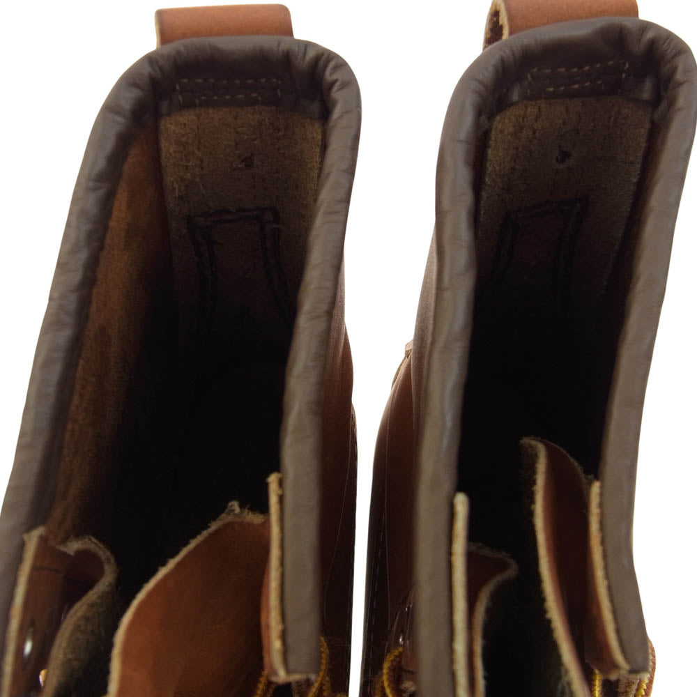 RED WING レッドウィング 877 CLASSIC Moc 8INCH WORK BOOT クラシック モック トゥ 8インチ ワーク ブーツ ブラウン系 27.5cm【中古】