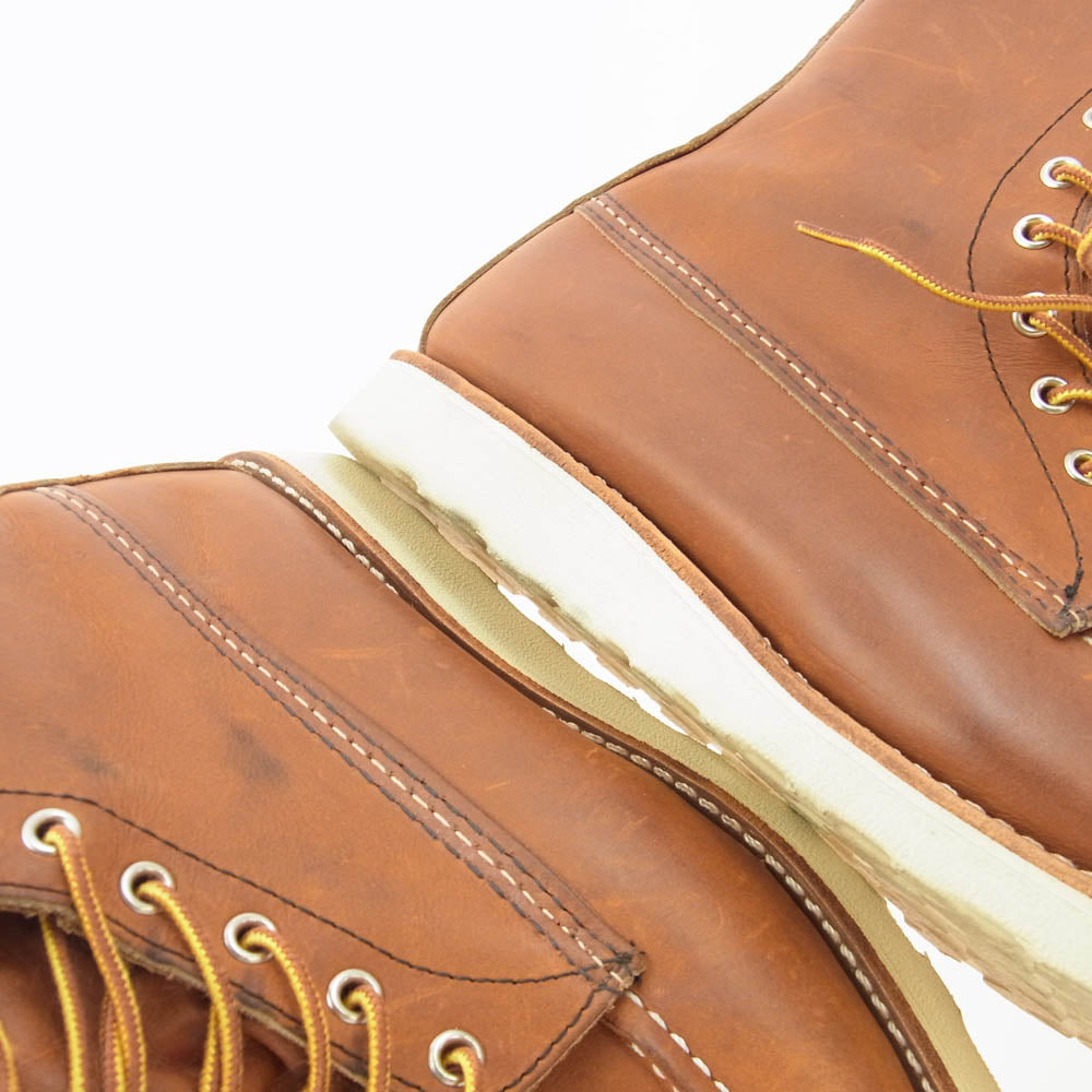 RED WING レッドウィング 877 CLASSIC Moc 8INCH WORK BOOT クラシック モック トゥ 8インチ ワーク ブーツ ブラウン系 27.5cm【中古】