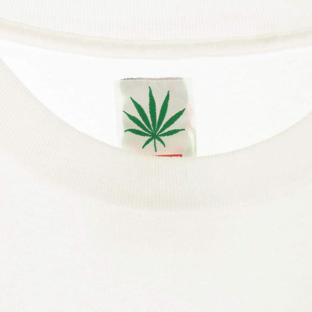 WACKO MARIA ワコマリア 24SS × HIGH TIMES CREW NECK T-SHIRT ( TYPE-3 ) プリントTシャツ ホワイト系 L【中古】