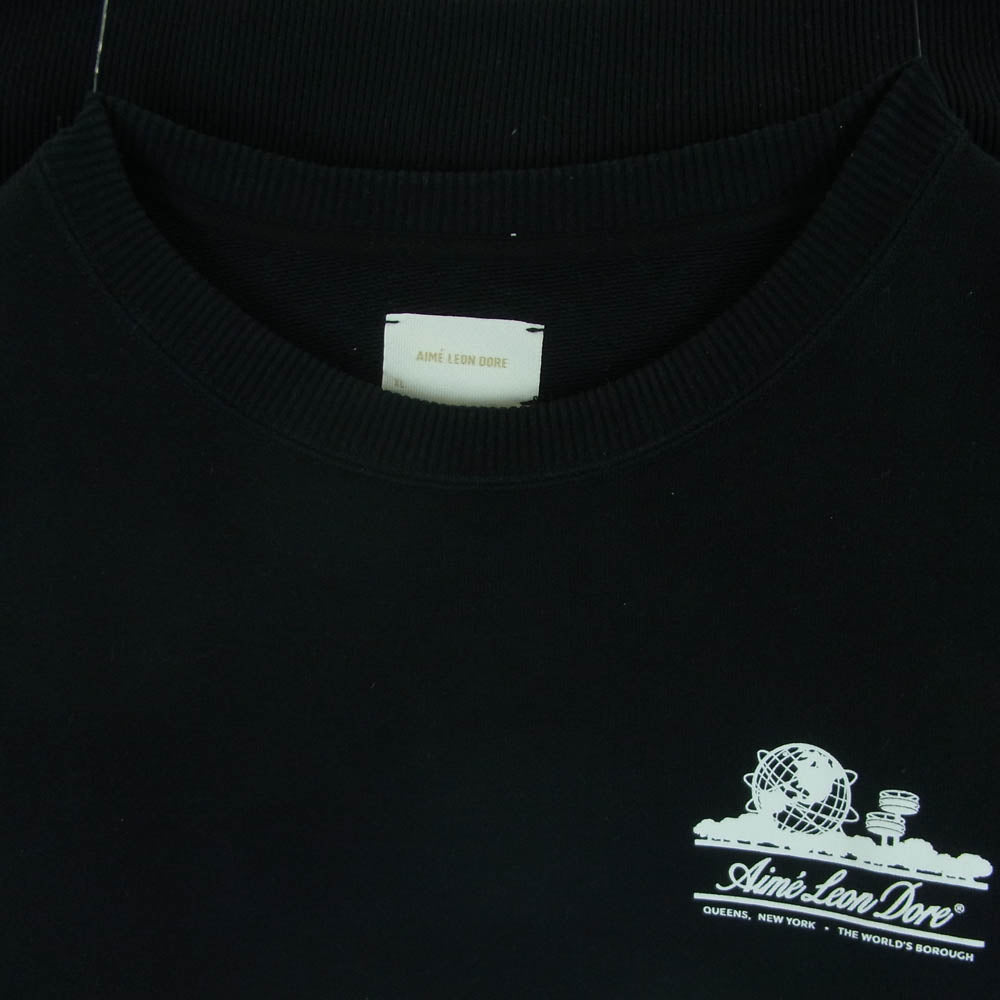 エメ レオン ドレ Tonal Unisphere Crewneck Sweatshirt スウェット トレーナー ブラック系 XL【中古】
