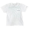 CHROME HEARTS クロムハーツ（原本無） スクロールラベル ポケット 半袖  Tシャツ ホワイト系 M【中古】