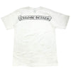 CHROME HEARTS クロムハーツ（原本無） ホースシュー ポケット スクロール ラベル スター 半袖 Tシャツ ホワイト系 M【中古】