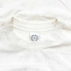 CHROME HEARTS クロムハーツ（原本無） ホースシュー ポケット スクロール ラベル スター 半袖 Tシャツ ホワイト系 M【中古】