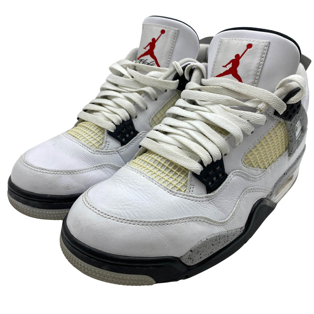 NIKE ナイキ 840606-192 Air Jordan 4 Retro White Cement エアジョーダン4 レトロ ホワイトセメント スニーカー 27.5cm【中古】