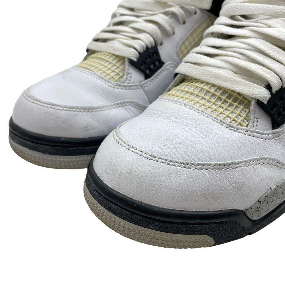 NIKE ナイキ 840606-192 Air Jordan 4 Retro White Cement エアジョーダン4 レトロ ホワイトセメント スニーカー 27.5cm【中古】