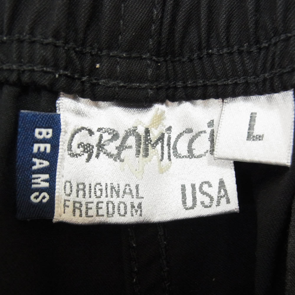 Gramicci グラミチ 19SS GMP-19S856 BEAMS 別注 クライミング パンツ ブラック系 L【中古】