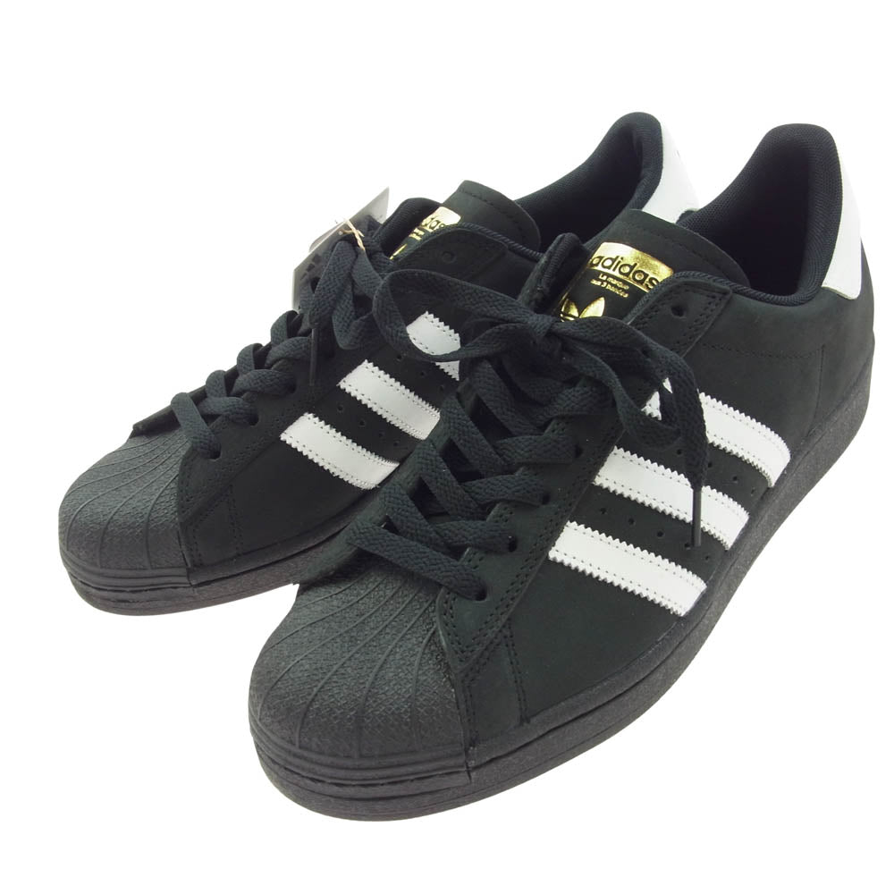 adidas アディダス FV0321 SUPERSTAR ADV スーパースター ローカットスニーカー ブラック系 28.5cm【極上美品】【中古】
