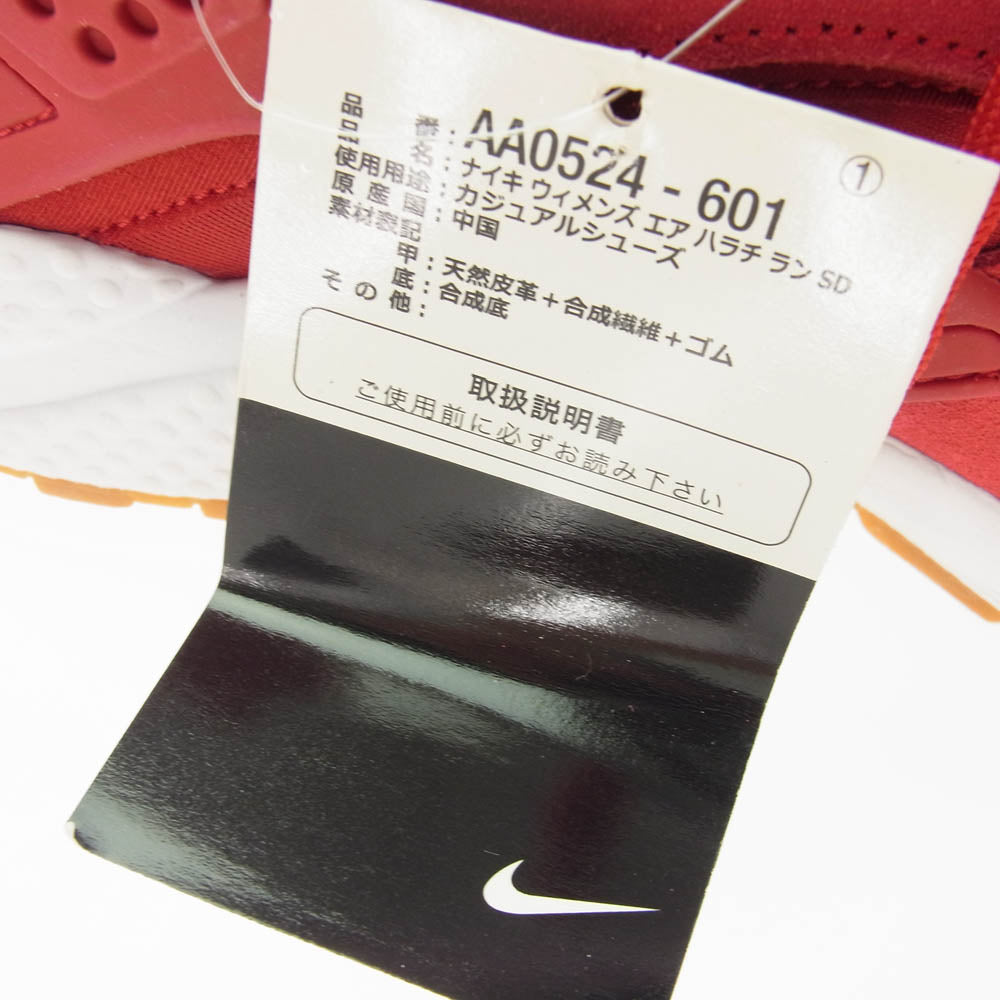 NIKE ナイキ AA0524-601 Women's Air Huarache Run Sd ウィメンズ エア ハラチ ラン Sd スニーカー レッド系 27.5cm【美品】【中古】