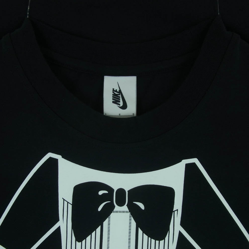 NIKE ナイキ BQ0827-010 Off-White NRG A6 T-Shirt オフホワイト プリント 半袖 Tシャツ ブラック系 L【極上美品】【中古】