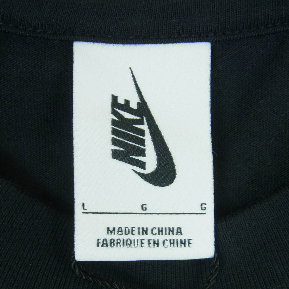 NIKE ナイキ BQ0827-010 Off-White NRG A6 T-Shirt オフホワイト プリント 半袖 Tシャツ ブラック系 L【極上美品】【中古】