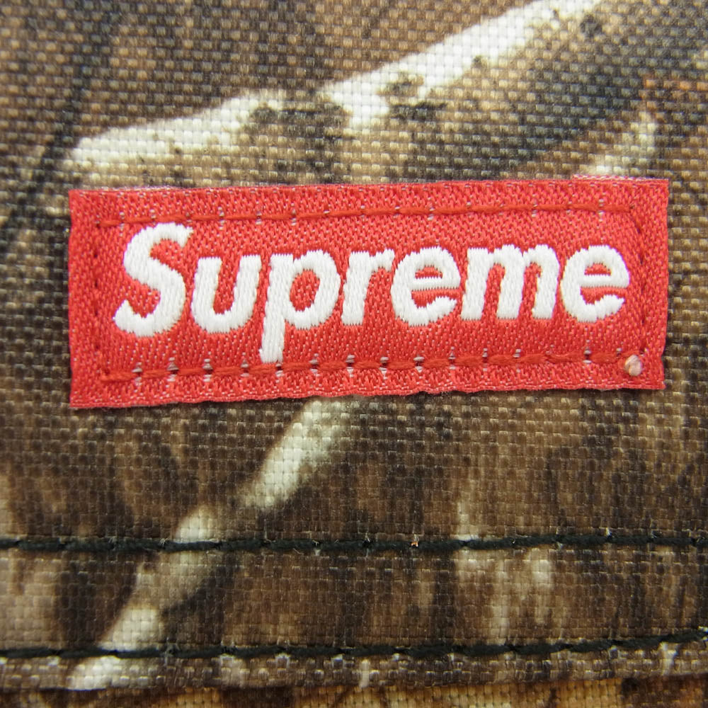 Supreme シュプリーム 19AW CORDURA Shoulder Bag Real Tree Camo コーデュラ リアル ツリー カモフラ 迷彩 ショルダー バッグ カーキ系【極上美品】【中古】