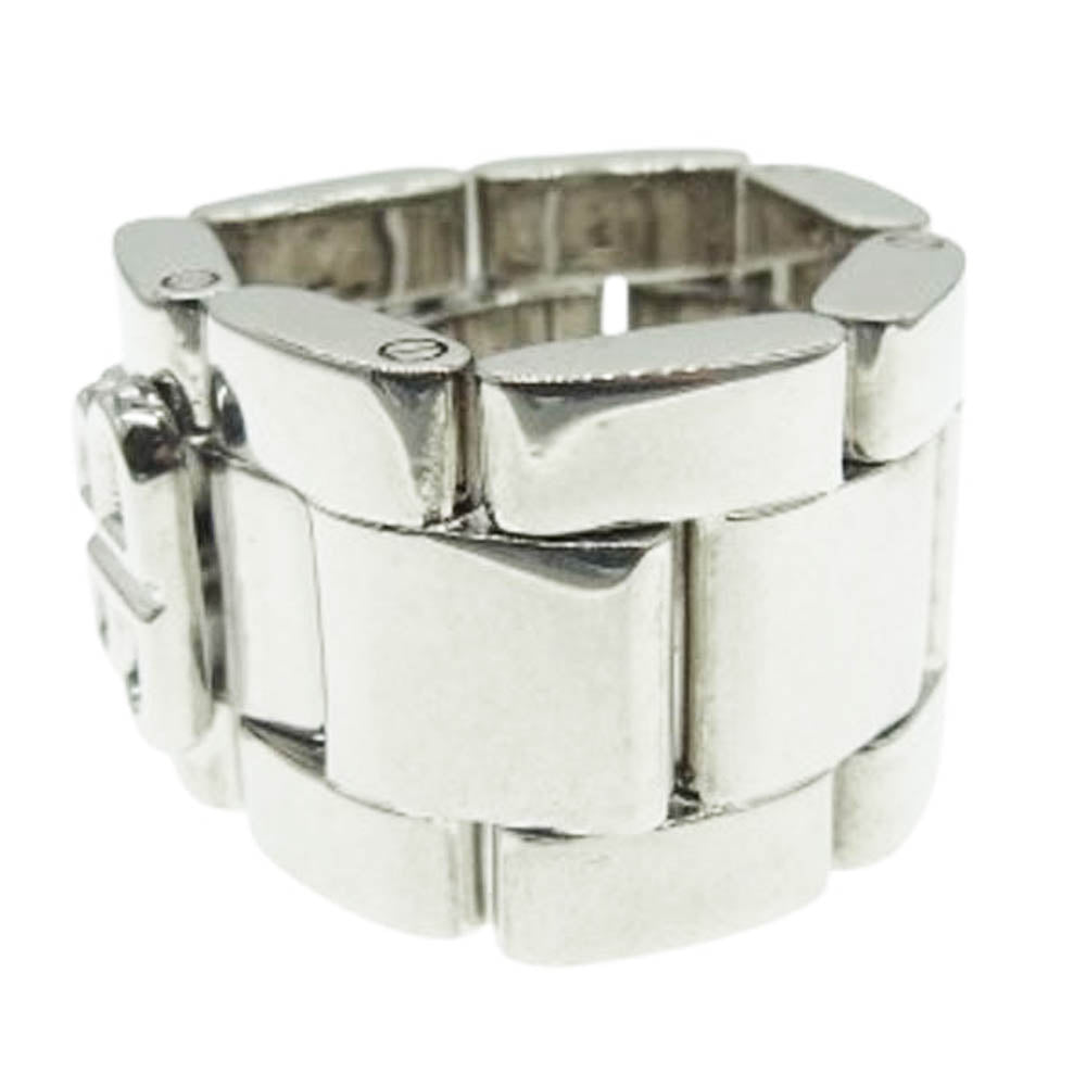 BALENCIAGA バレンシアガ 792607 24/7 Brass Ring リング シルバー系 約20号【中古】