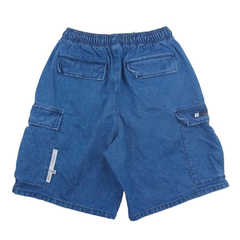 WTAPS ダブルタップス 241WVDT-PTM08 MILS2301 / SHORTS / COTTON. DENIM デニム 6ポケット カーゴ ショーツ インディゴブルー系 2【中古】