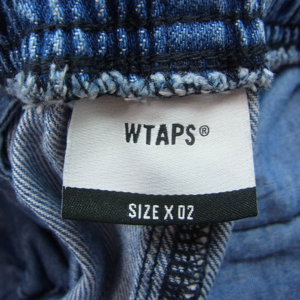WTAPS ダブルタップス 241WVDT-PTM08 MILS2301 / SHORTS / COTTON. DENIM デニム 6ポケット カーゴ ショーツ インディゴブルー系 2【中古】