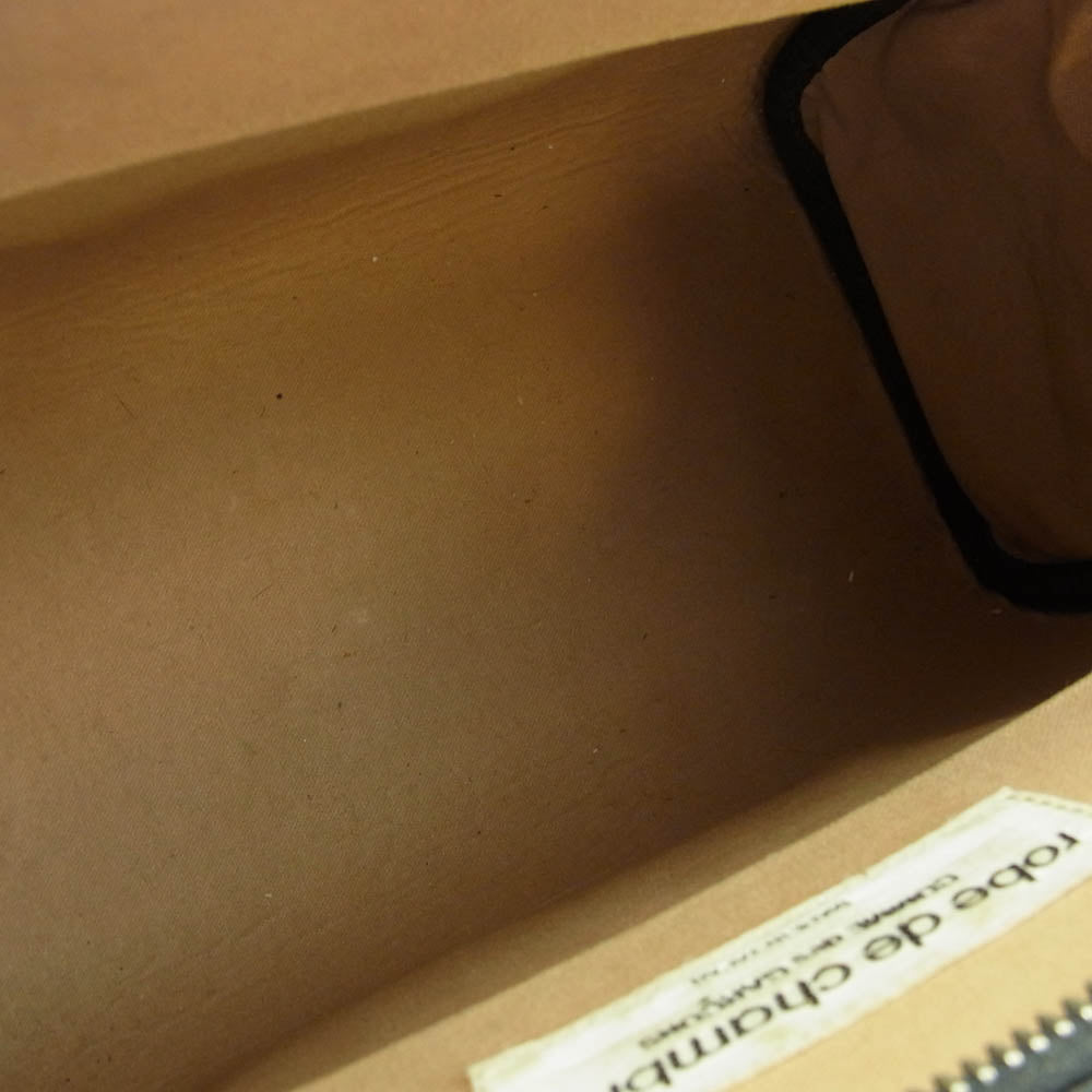 コムデギャルソン robe de chambre ブラック 鍵付バッグ 合皮 robe de chambre COMME des GARCONS ローブドシャンブル