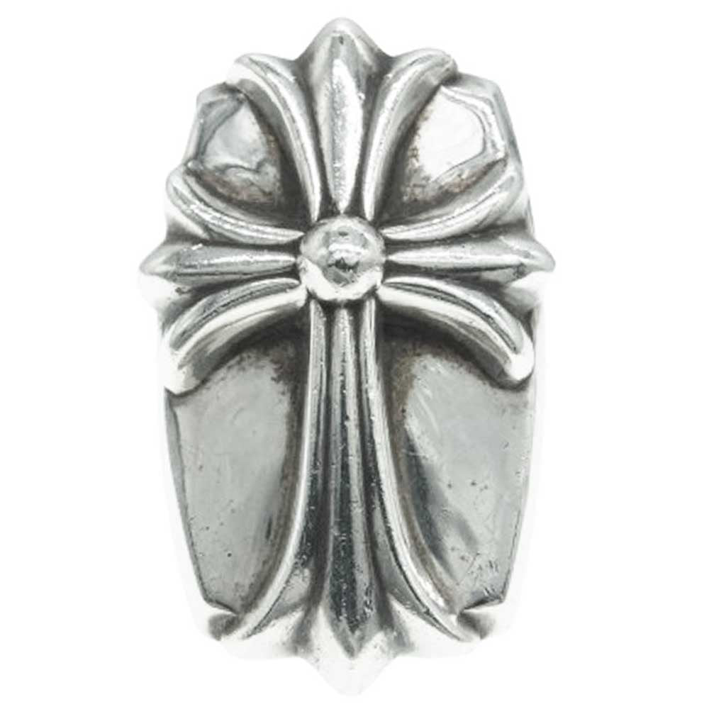 CHROME HEARTS クロムハーツ（原本無） LNG PJ CH CRS ロング PJ CHクロス リング シルバー系 17.5号【中古】