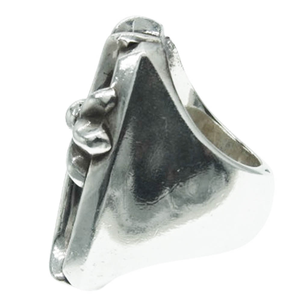 CHROME HEARTS クロムハーツ（原本無） LNG PJ CH CRS ロング PJ CHクロス リング シルバー系 17.5号【中古】